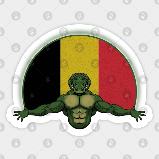 Gator Belgium Sticker by RampArt